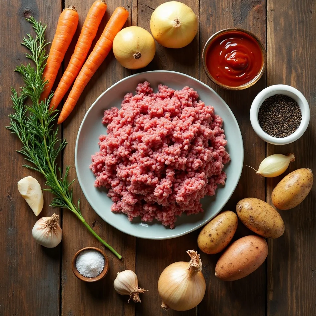 Shepherd's Pie ingredients