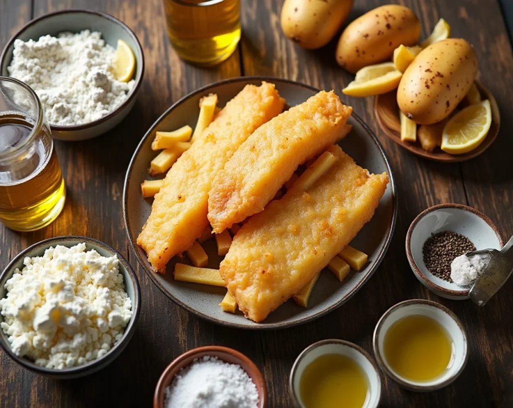 Crispy British Fish and Chips ingredient