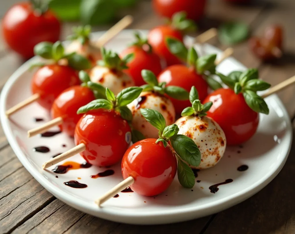 Mini Caprese Skewers