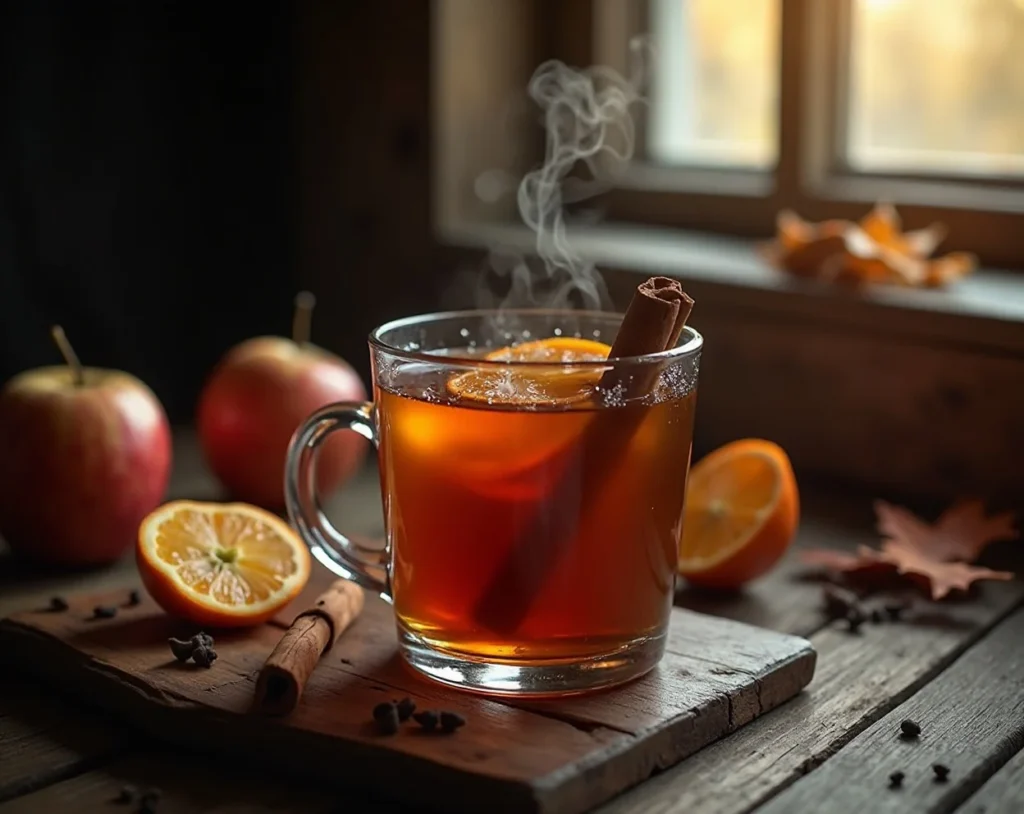 Classic Whiskey-Spiked Hot Apple Cider