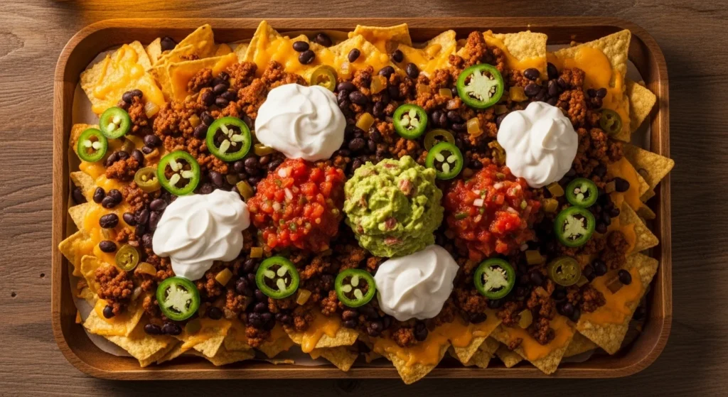 Epic Loaded Nachos with a Spicy Kick