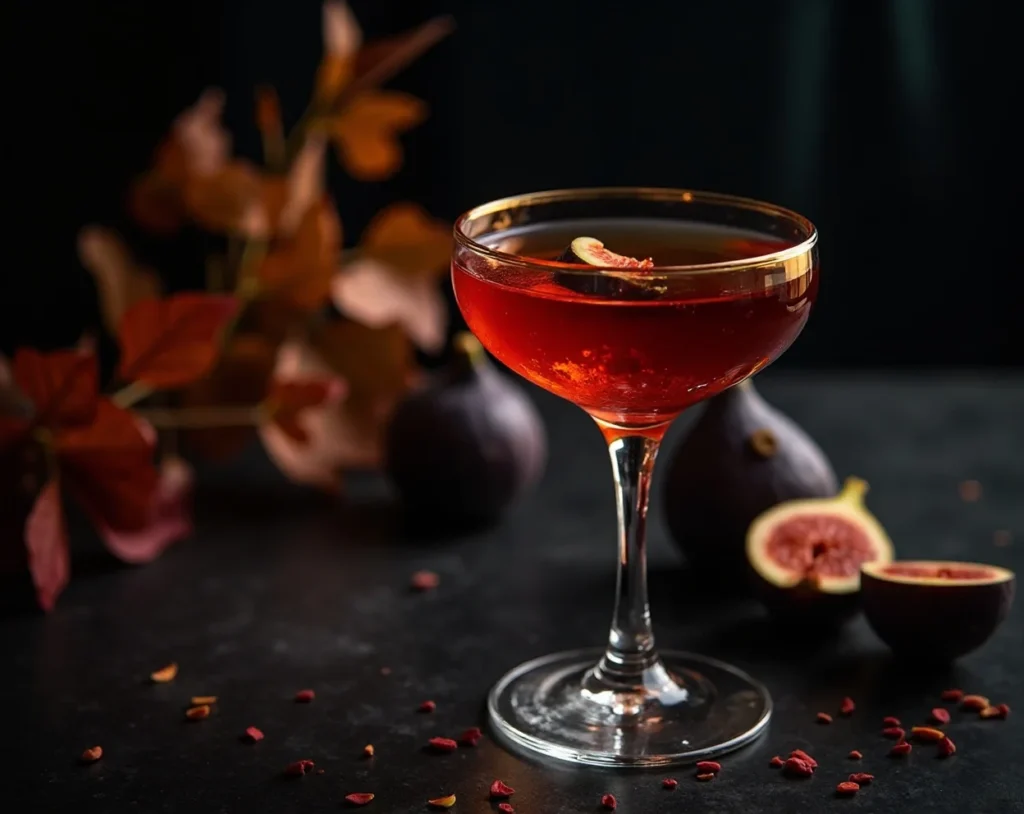 Fig Bourbon Manhattan
