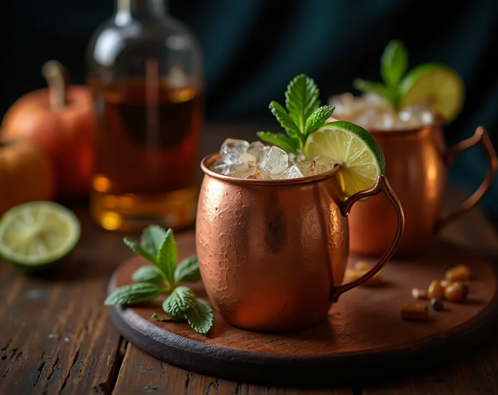 Honey Whiskey Apple Cider Mule