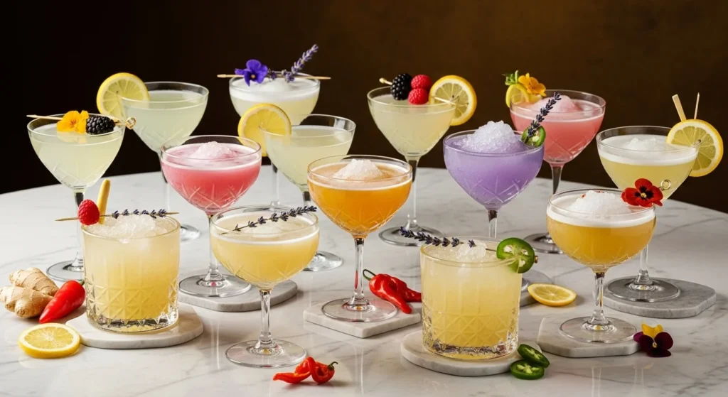 10 Lemon Drop Martinis