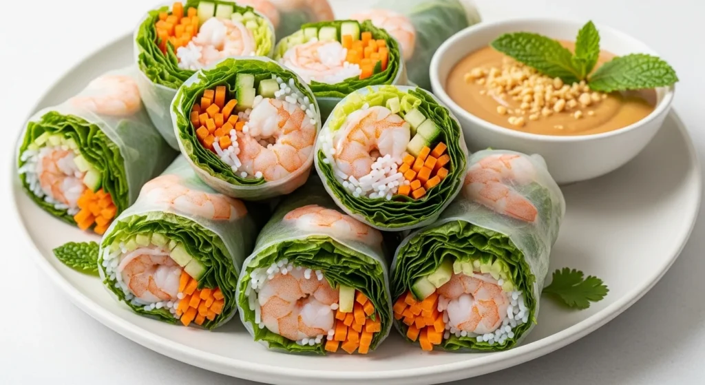 Asian-Inspired Spring Roll Platter