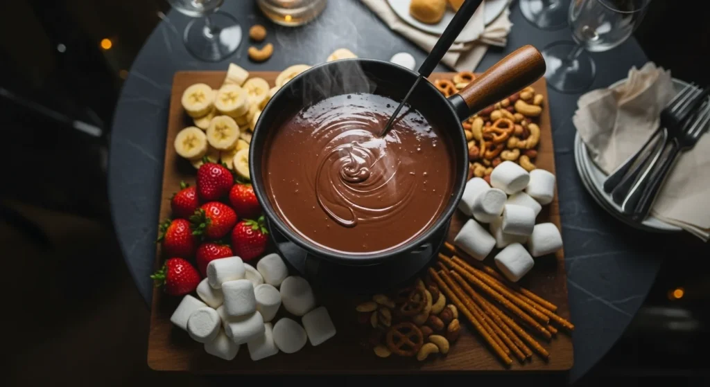 Decadent Chocolate Fondue with Fun Dippers
