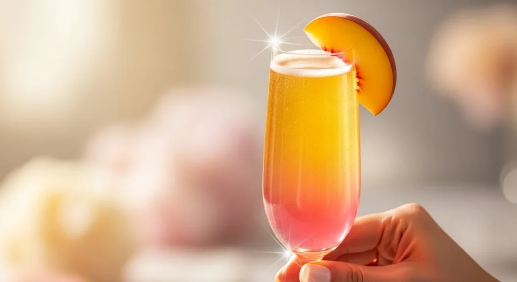 Peach Prosecco Cocktail