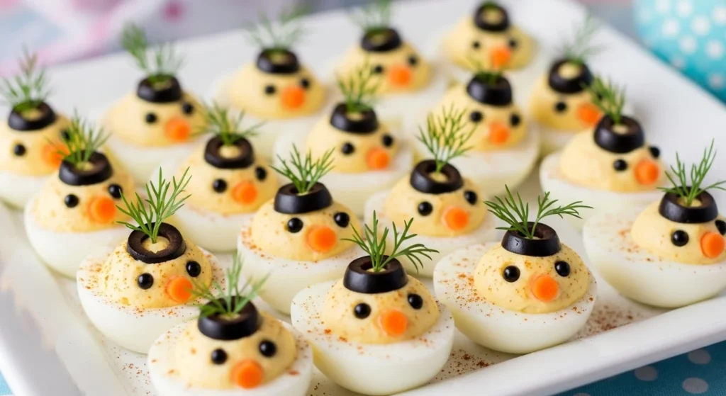 Peek-a-Boo Deviled Eggs