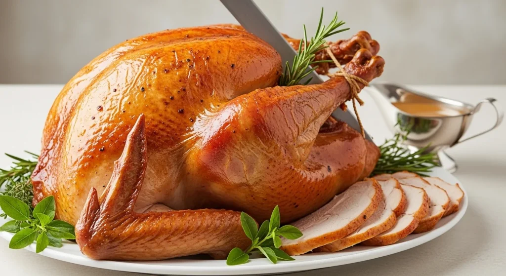 Simple No-Fuss Dry-Brined Roasted Turkey
