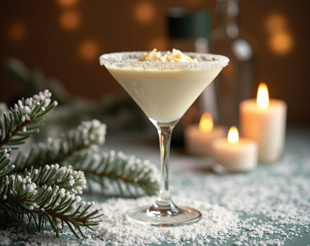 White Christmas Martini