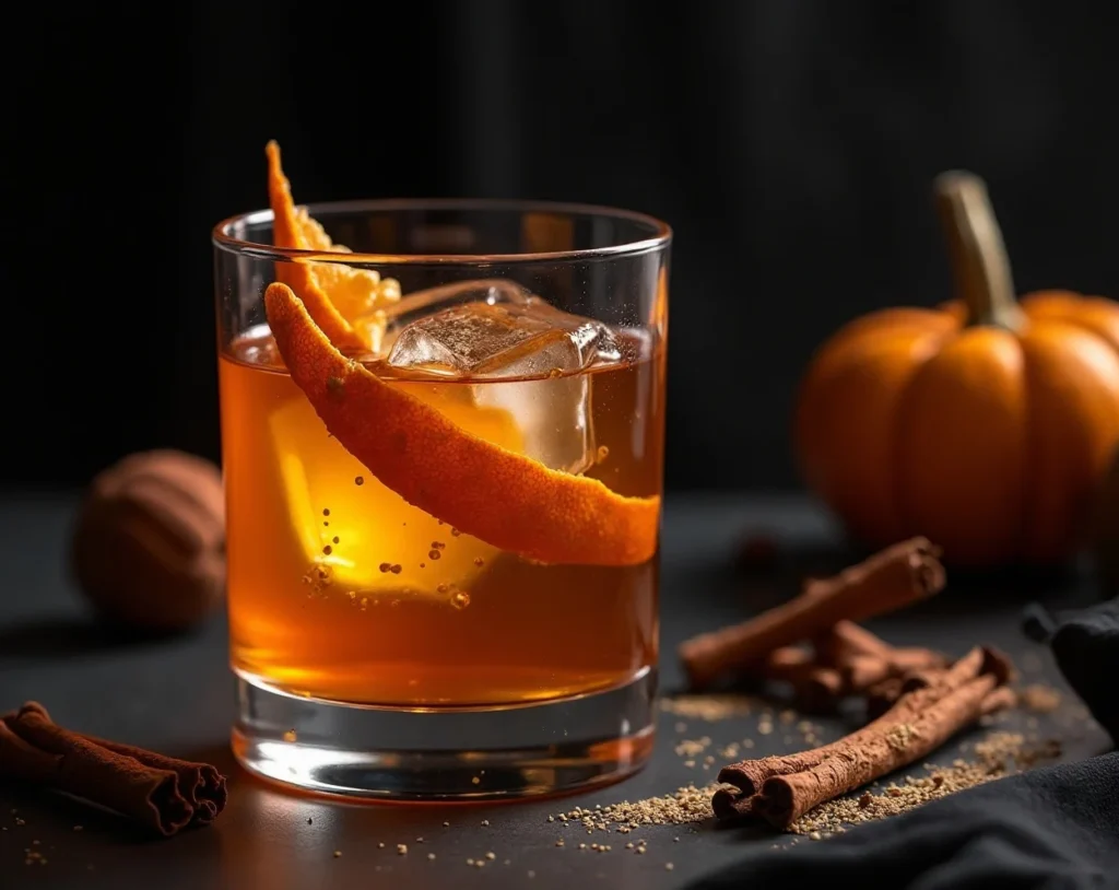 Pumpkin Spice Bourbon Old Fashioned