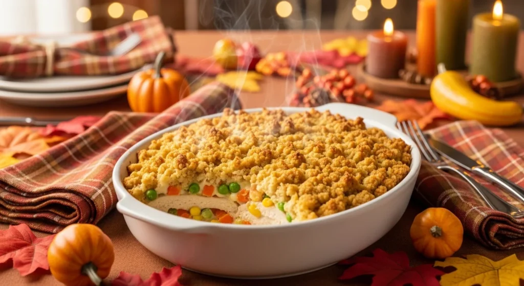 Creamy Chicken and Stuffing Casserole