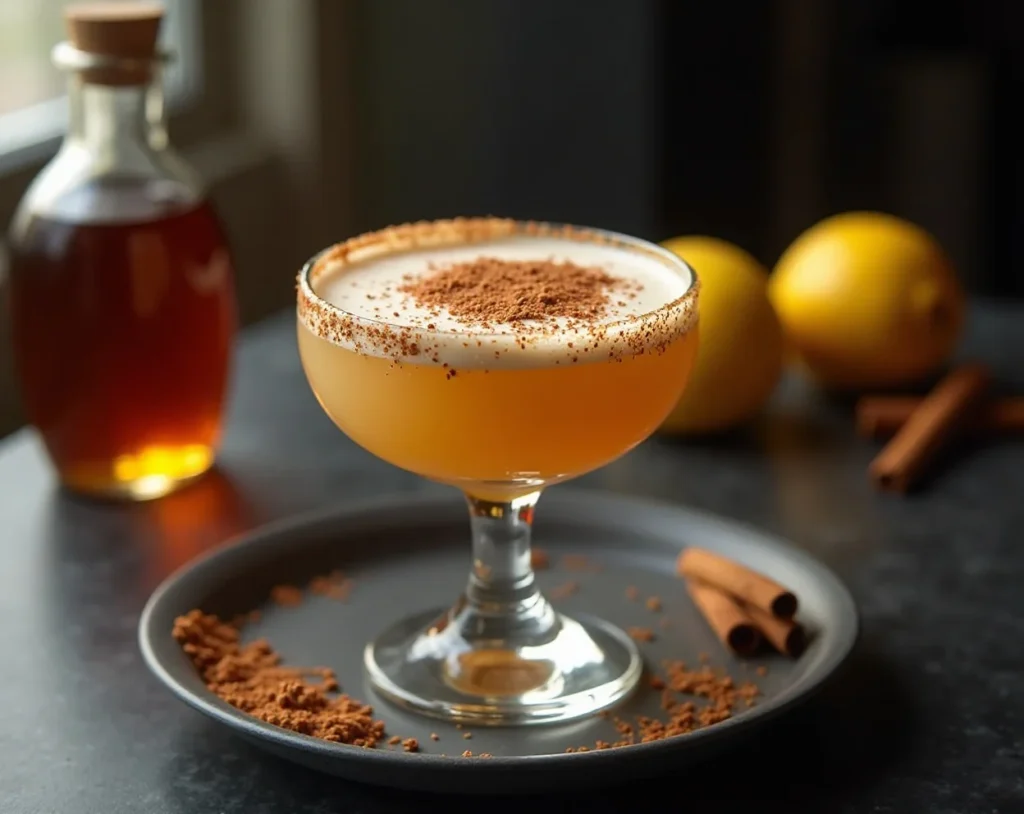 Maple Bourbon Sour