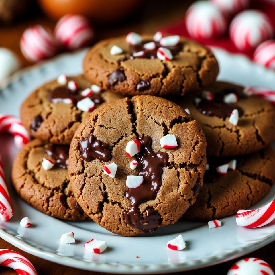 Peppermint Chocolate Chip Cookies