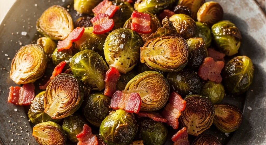 Bacon-Roasted Brussels Sprouts