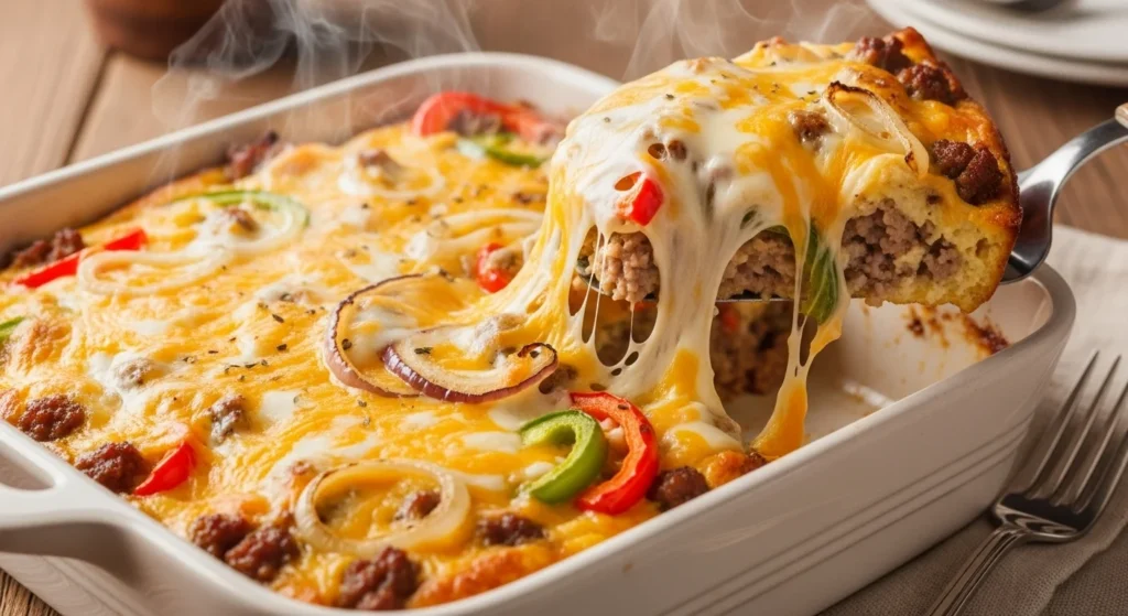 Cheesy Sausage Breakfast Casserole