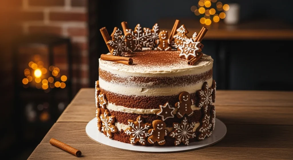 Gingerbread Latte Layer Cake
