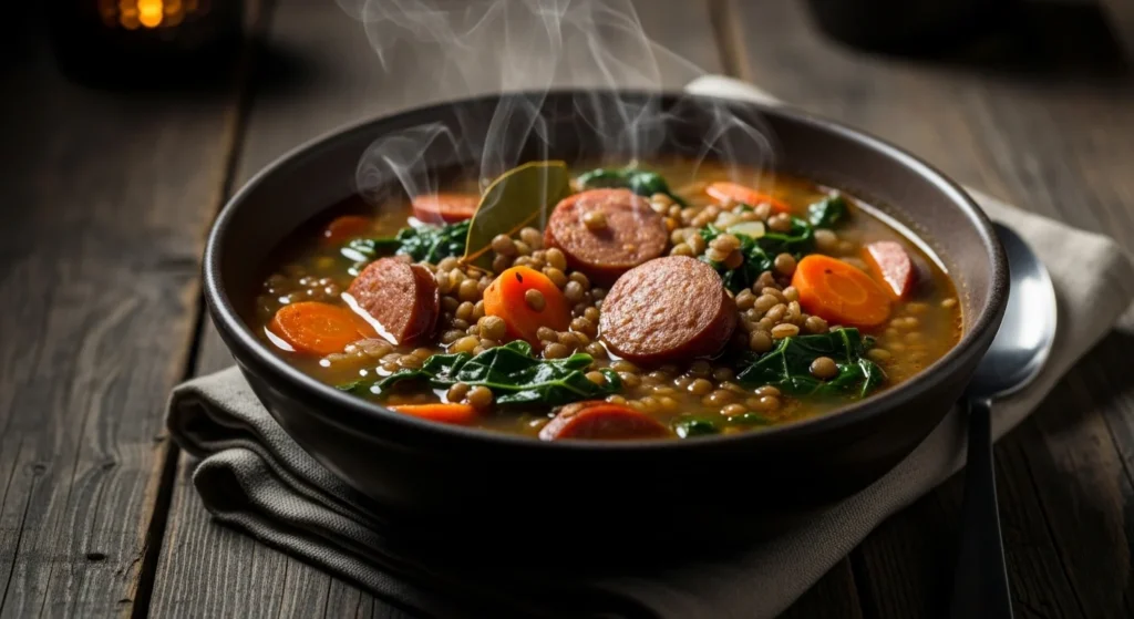 Hearty Lentil and Sausage Soup