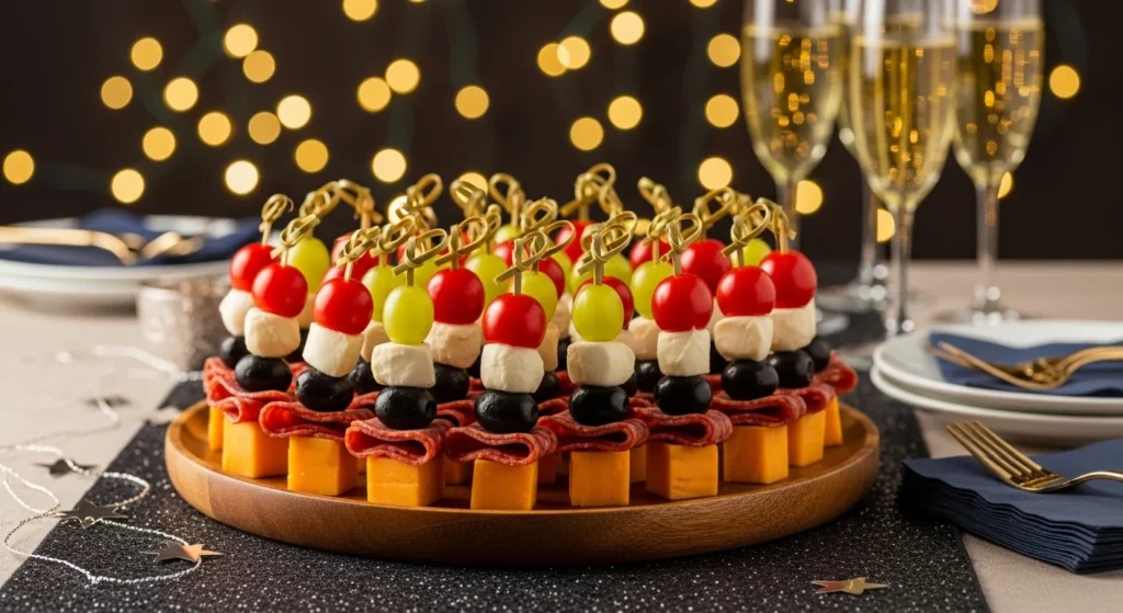 Midnight Charcuterie Skewers