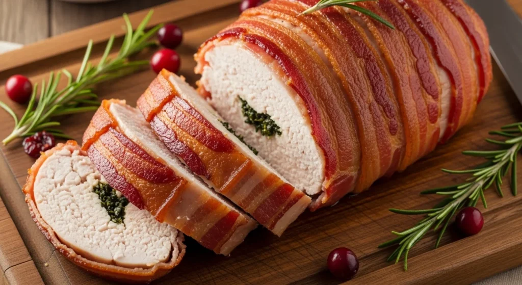 Bacon-Wrapped Roasted Turkey Breast