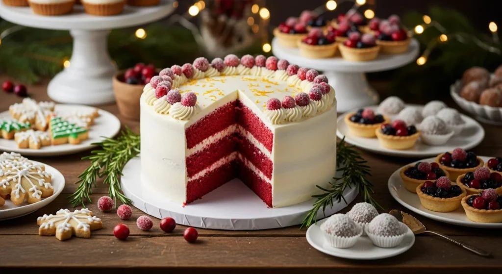 Cranberry Orange Layer Cake