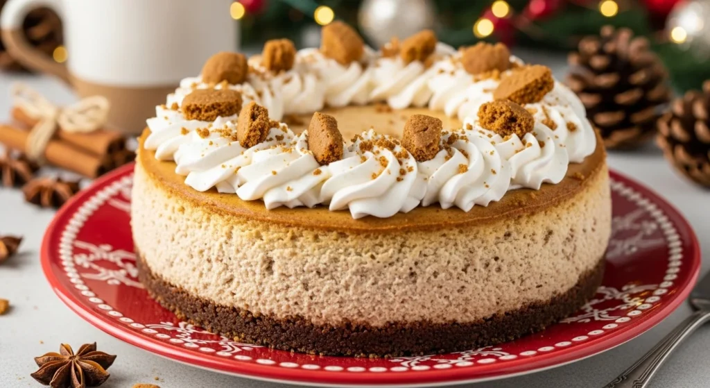 Gingerbread Latte Cheesecake