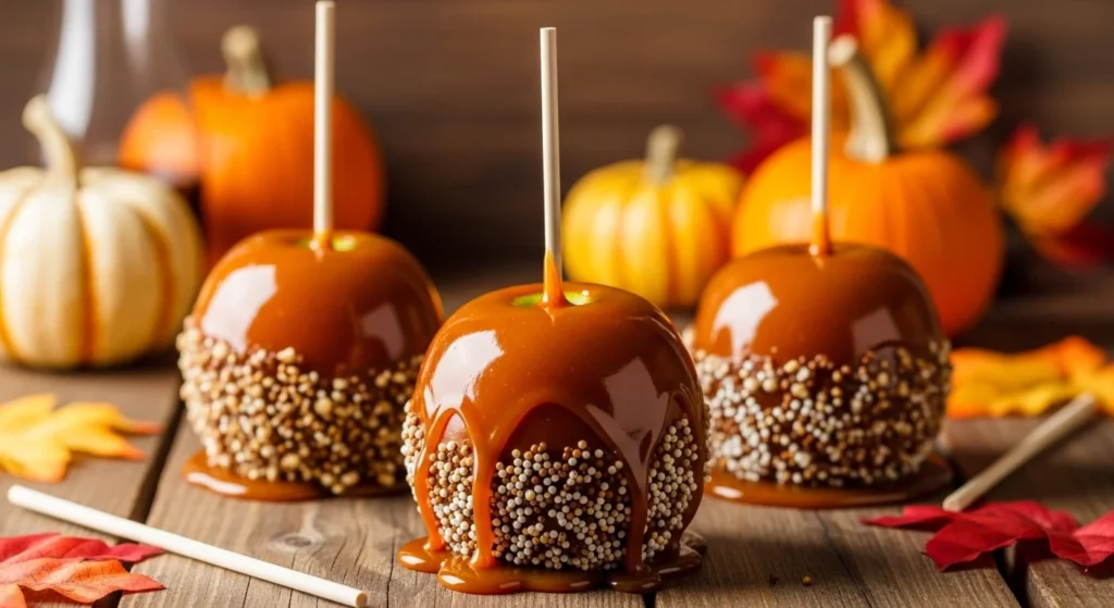 Gooey Caramel Apples