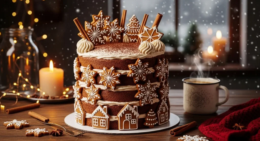 Snowman White Chocolate Cake