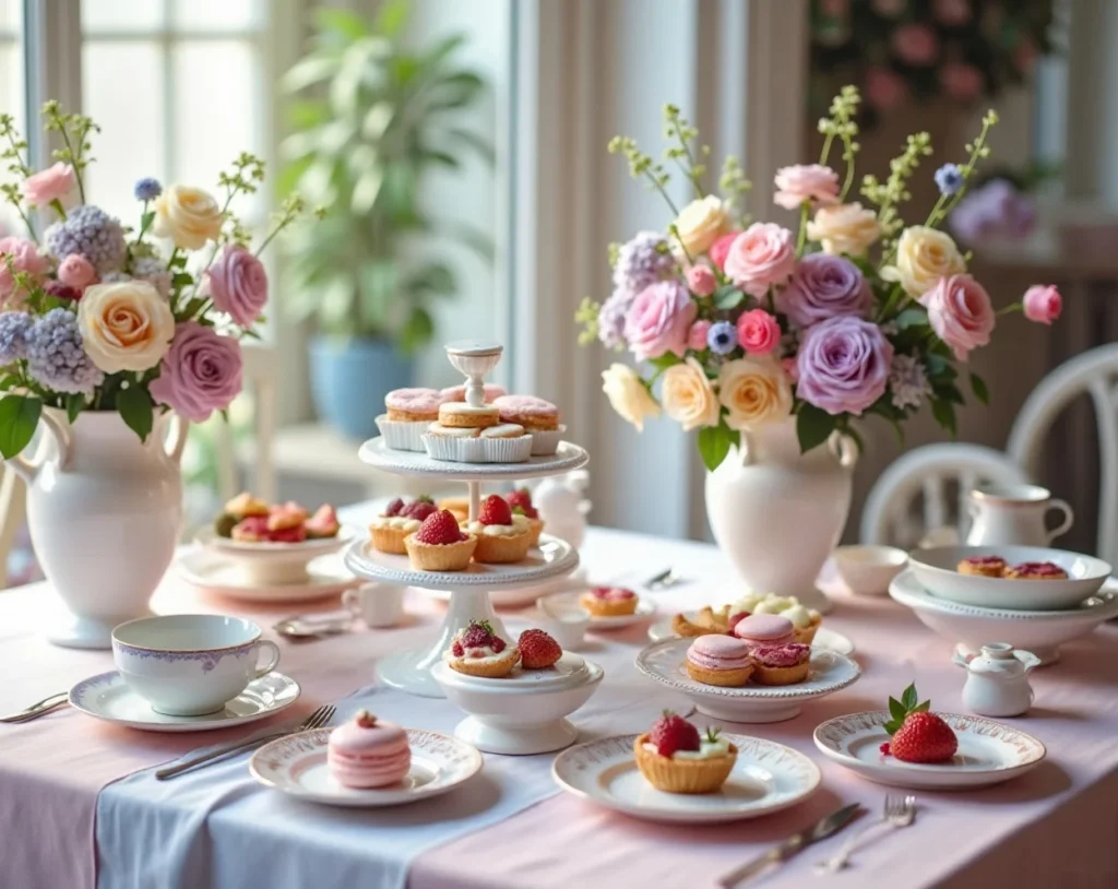 Pastel Rainbow Brunch Table