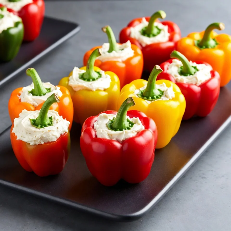 Cheese-Stuffed Mini Peppers
