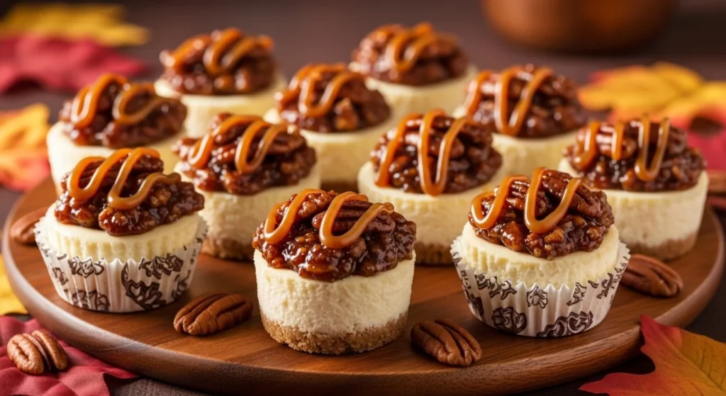 Pecan Pie Cheesecake Bites