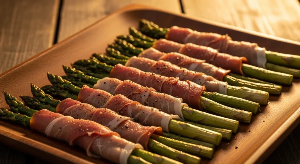 Prosciutto-Wrapped Asparagus Bundles