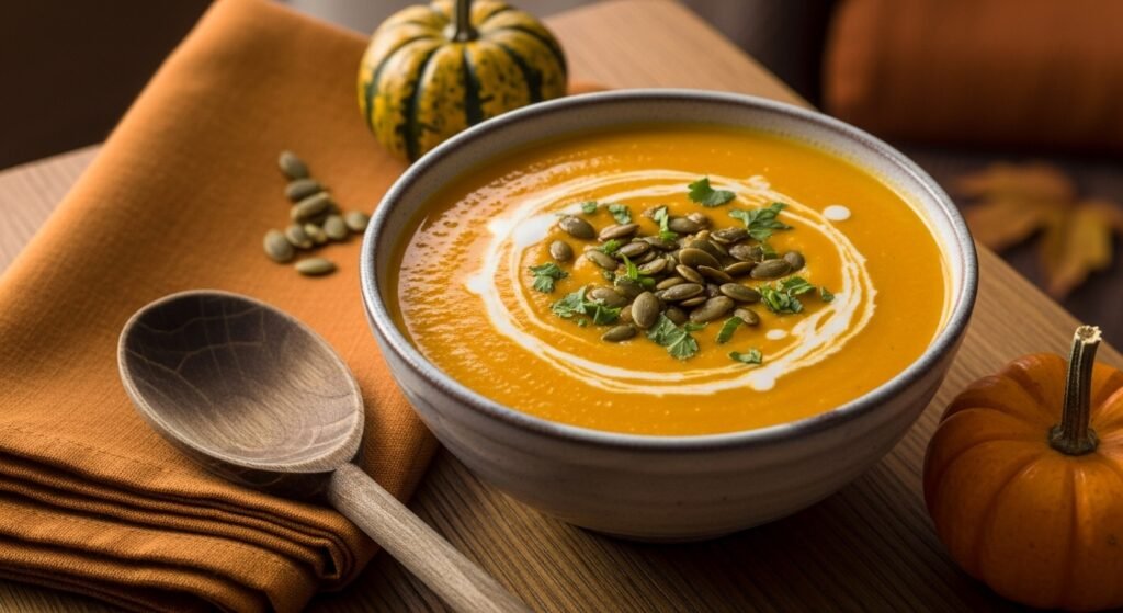 Pumpkin Lentil Soup