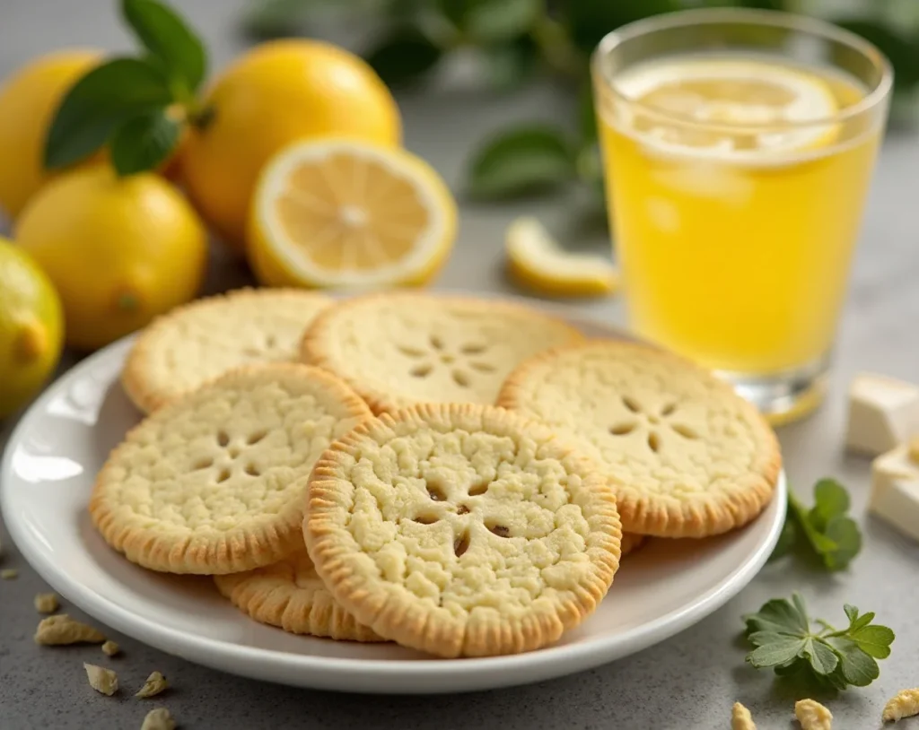 Lemon Poppy Seed Shortbread