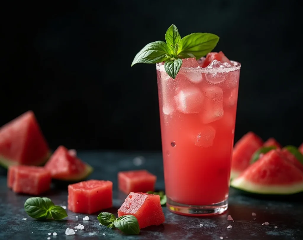 Watermelon Basil Margarita – Summer in a Glass