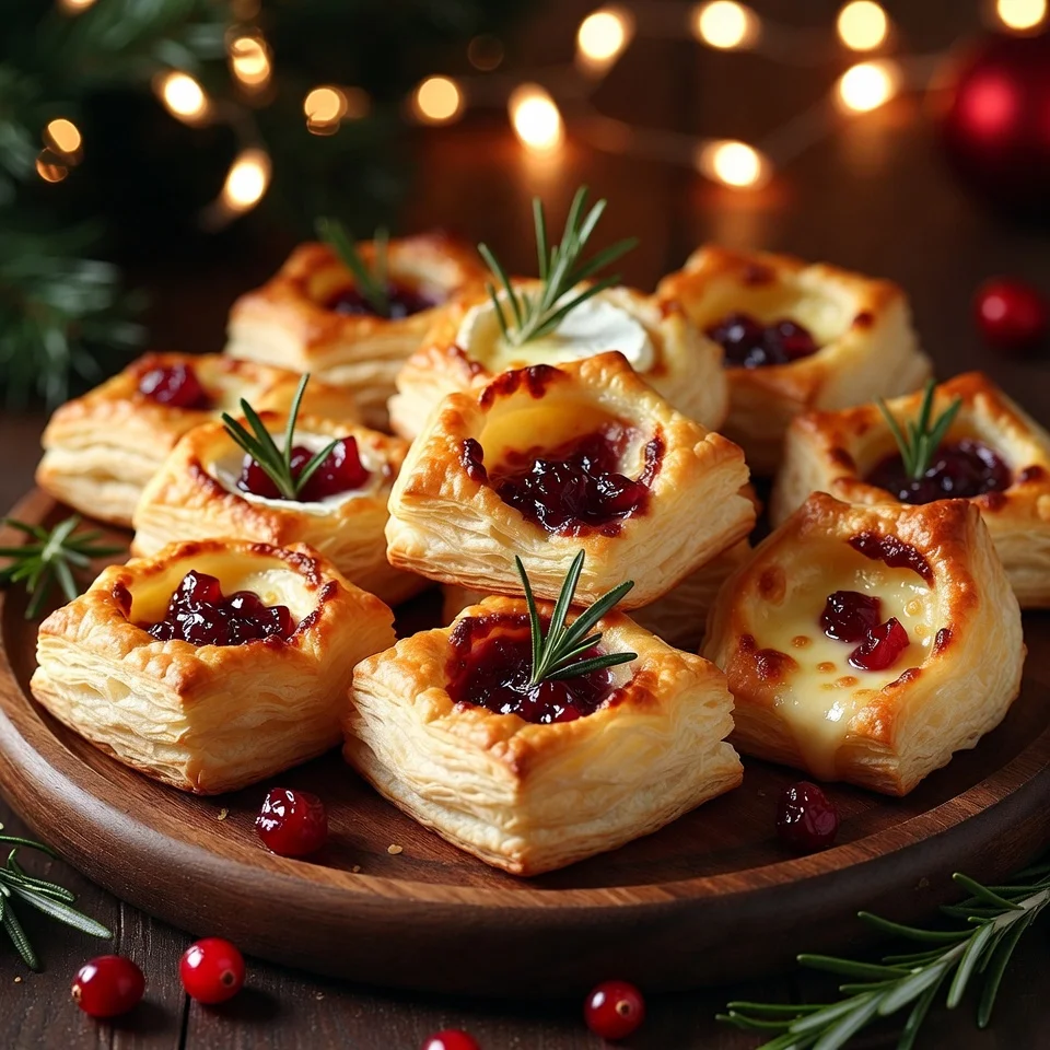 Cranberry Brie Bites