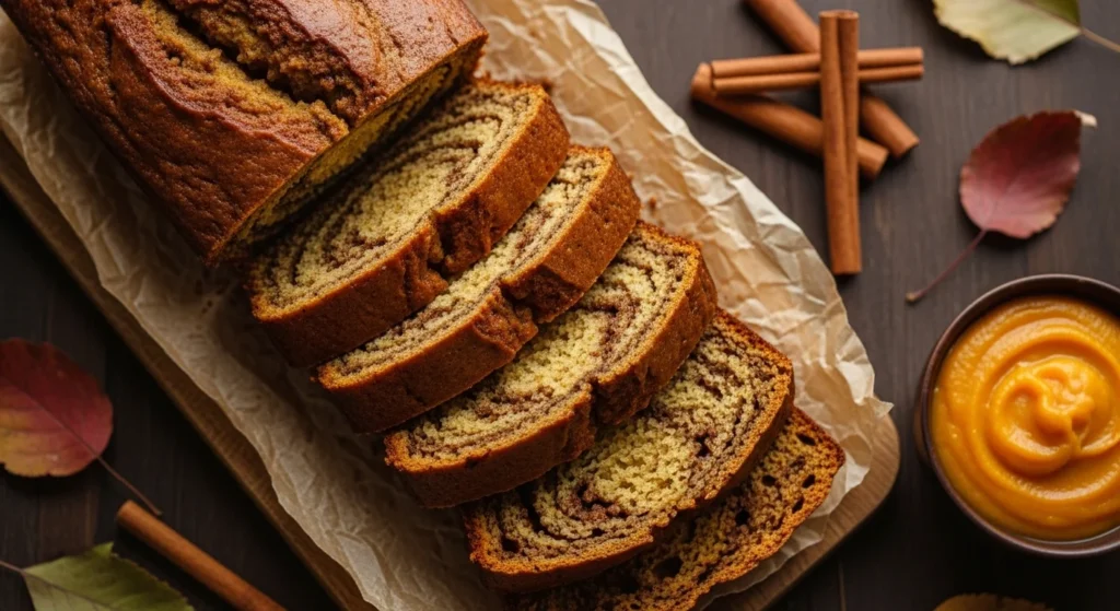 Cinnamon Swirl Pumpkin Bread