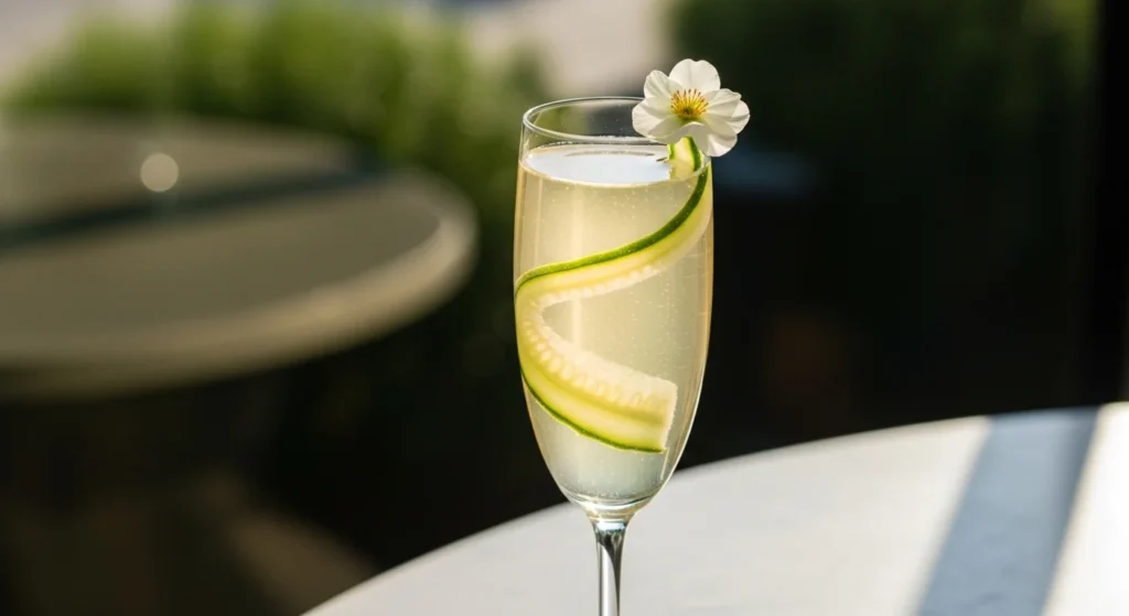Elderflower Prosecco Cocktail
