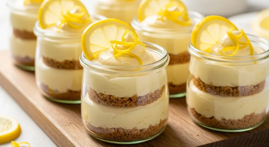 No-Bake Lemon Cheesecake Cups