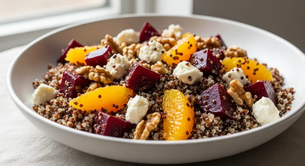 Roasted Beet & Orange Quinoa Salad