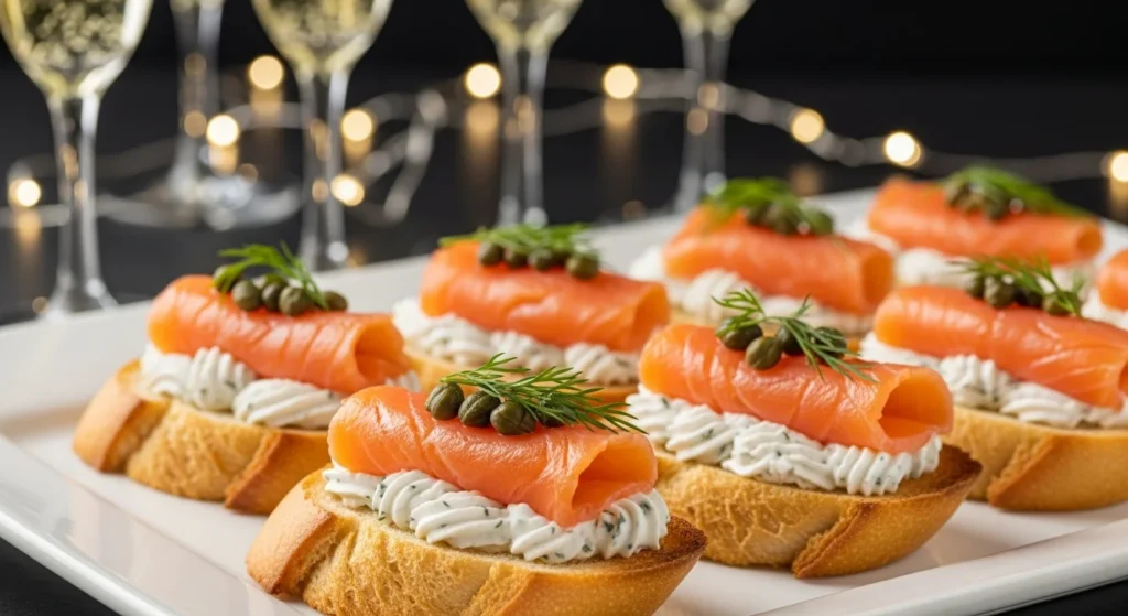 Smoked Salmon Crostini