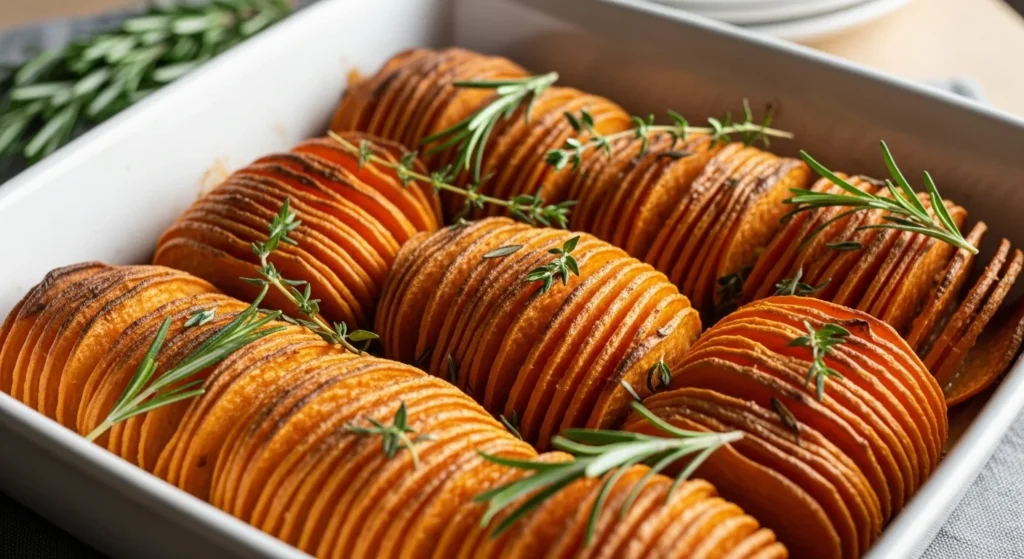 Spiralized Sweet Potato Bake