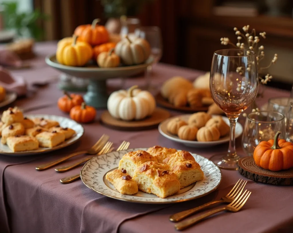 Mauve Fall Brunch Table