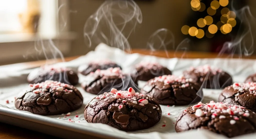Chocolate Peppermint Cookies
