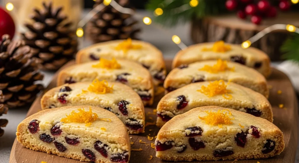Cranberry Orange Shortbread