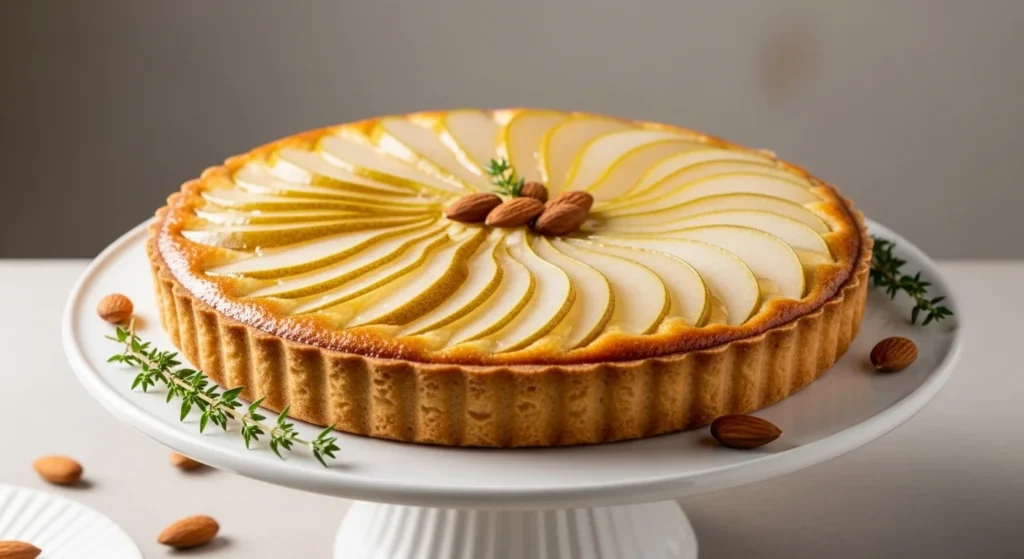 Pear and Almond Frangipane Tart