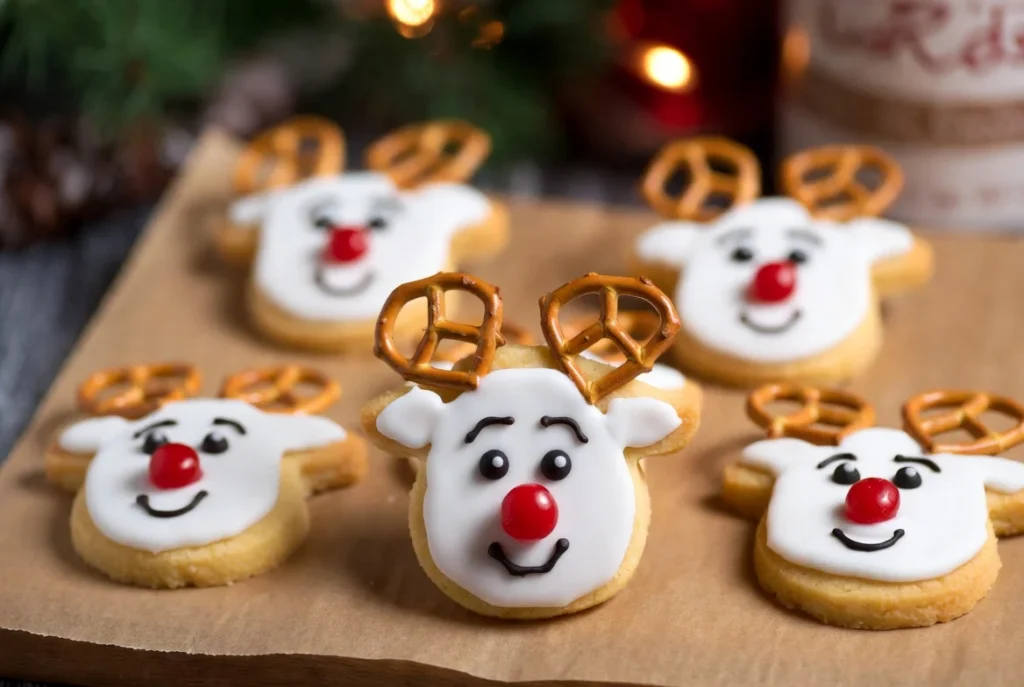 Reindeer Sugar Cookies