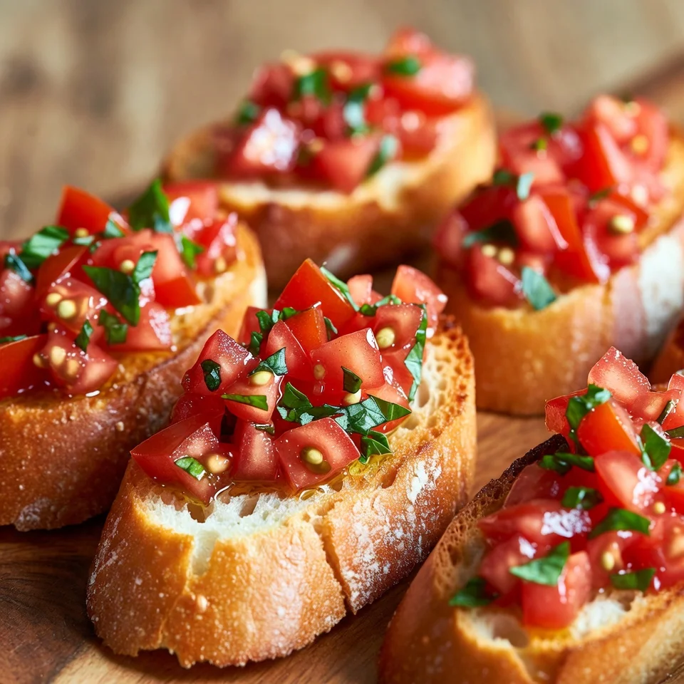 Mini Bruschetta Toasts