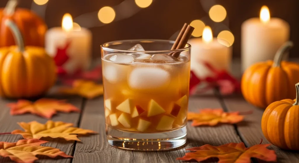 Cinnamon Apple Bourbon Smash
