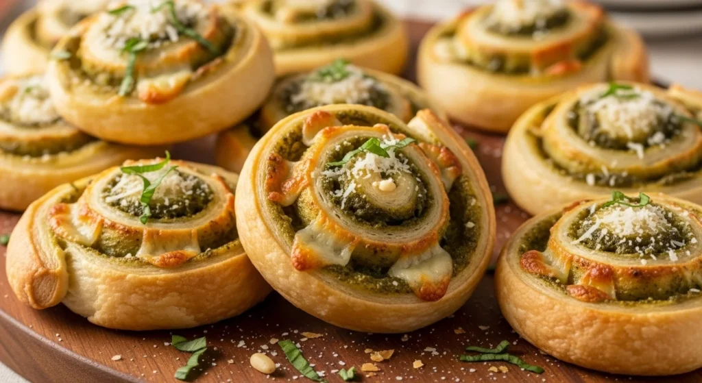 Pesto Pinwheel Bites